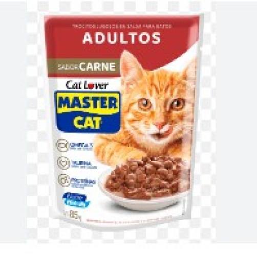 Sachet carne master cat 85g